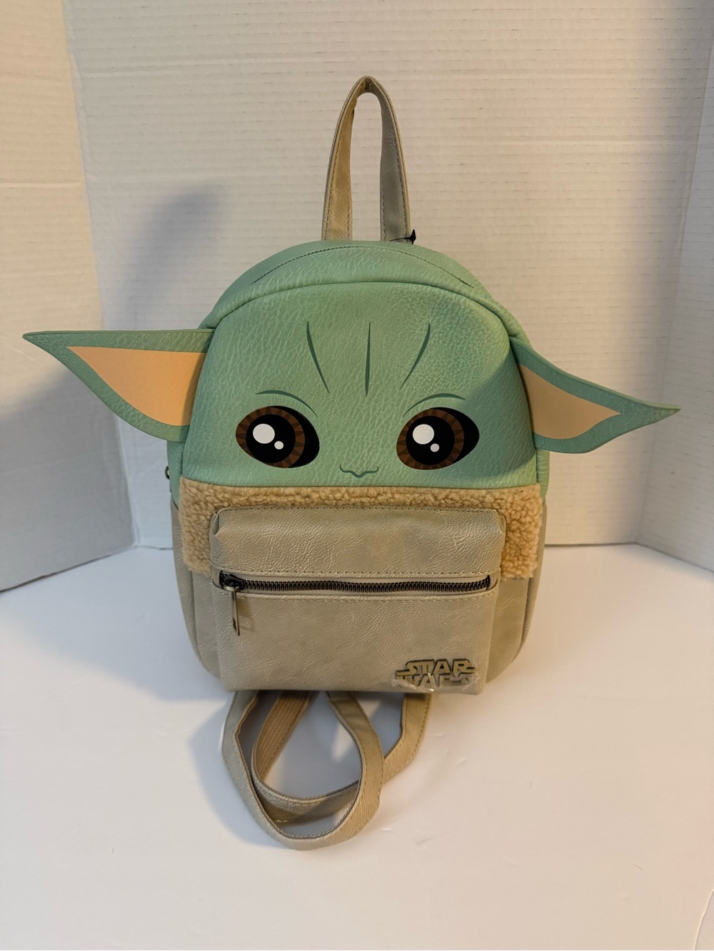 Disney Grogu Kids Mini Backpack - Green & Tan